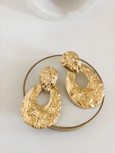Molten Gold Hoops
