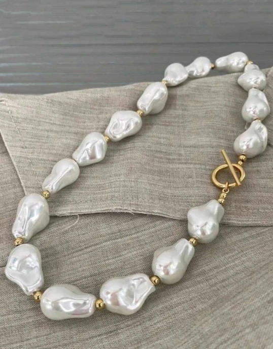 Pearl Clasp Necklace