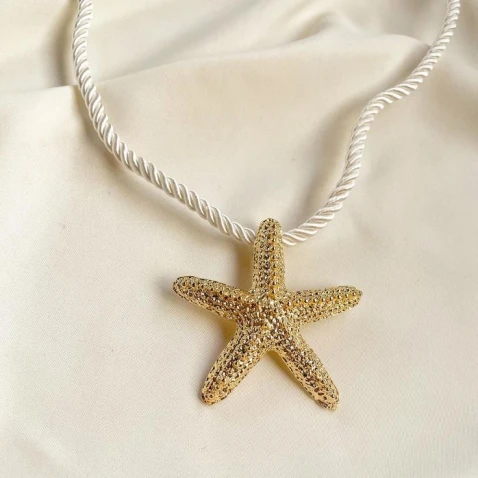 Starfish Rope Necklace