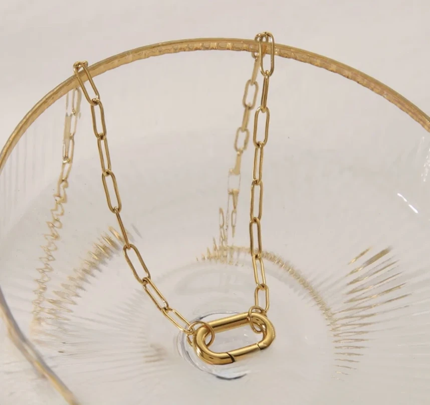 Rectangular Strap Necklace