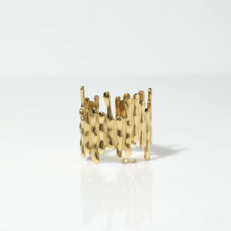 Molten Gold Ring