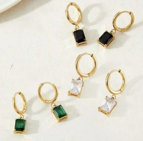 Crystal Dangle Earrings