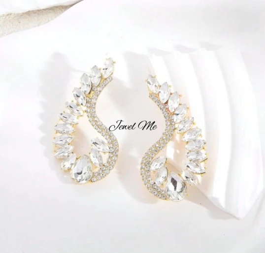 Swan Crystal Earrings